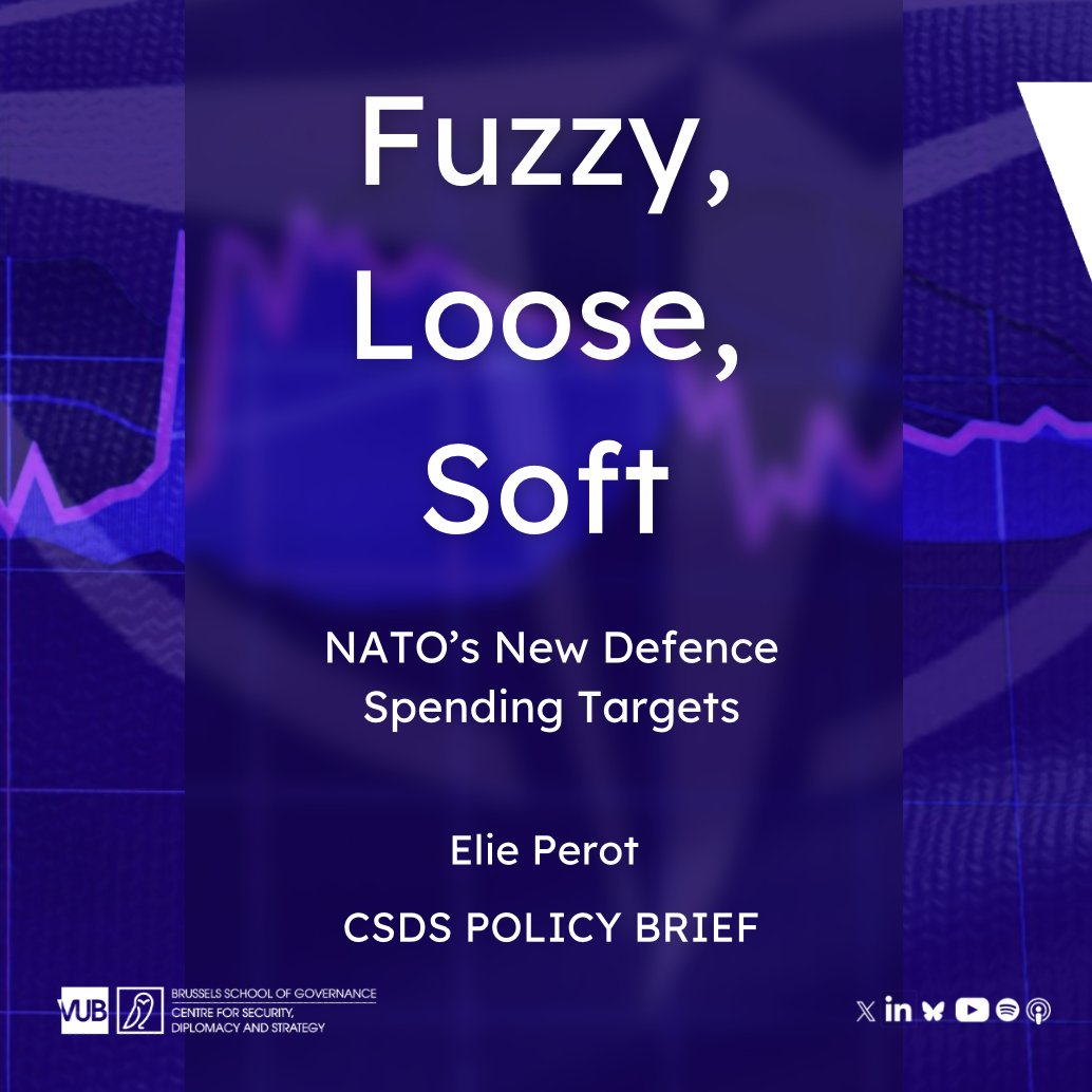 CSDS_Brussels's tweet image. "NATO’s new spending targets may have created new points of contention, which will likely generate tensions and frustrations in the future, both between allies as well as within their respective domestic political systems", writes Elie Perot.
Read🔸 csds.vub.be/publication/fu…