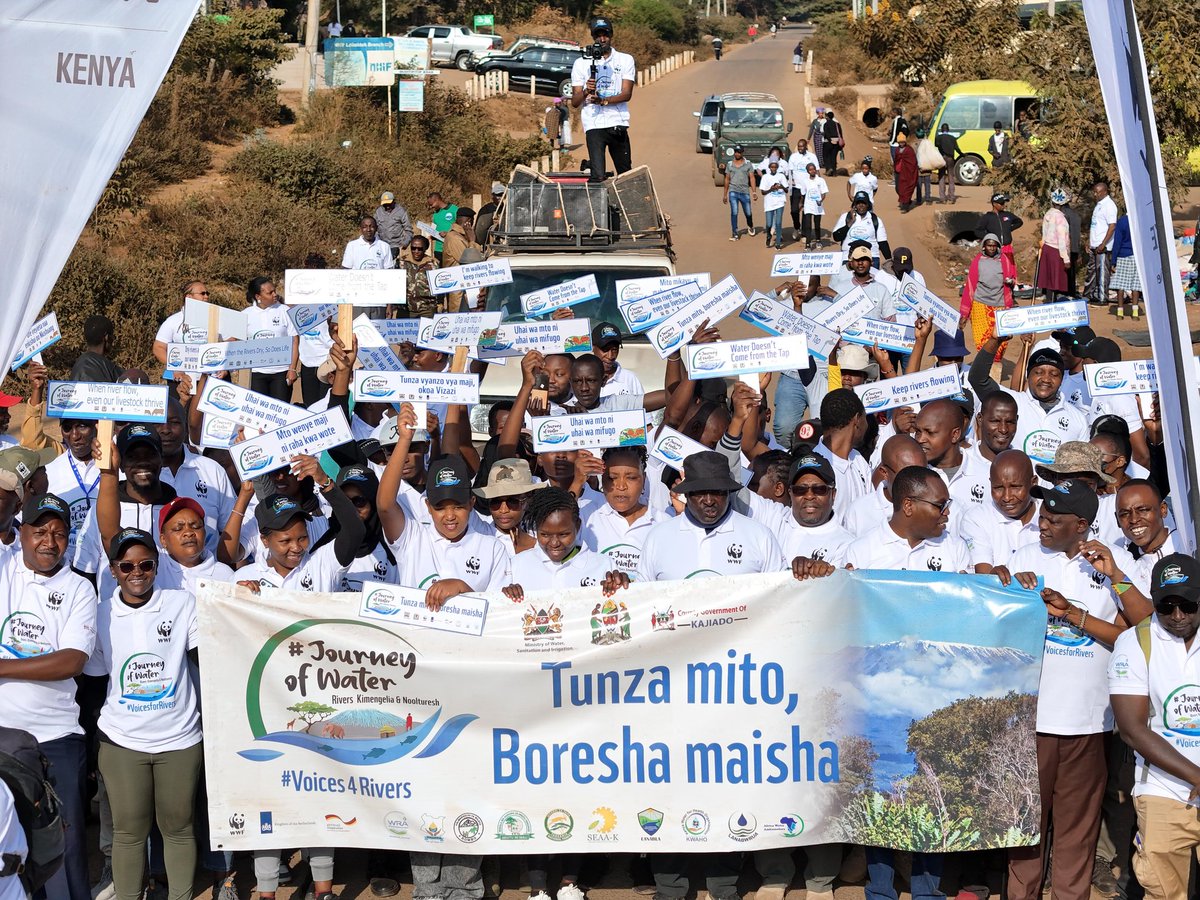 umbrellaWruanvs's tweet image. 3rd Day #JourneyofWater #RiverNolturesh #RiverKimengelia
It's time to act to guarantee that the Rivers continue to flow for social, environmental and economic gains. #voices4rivers