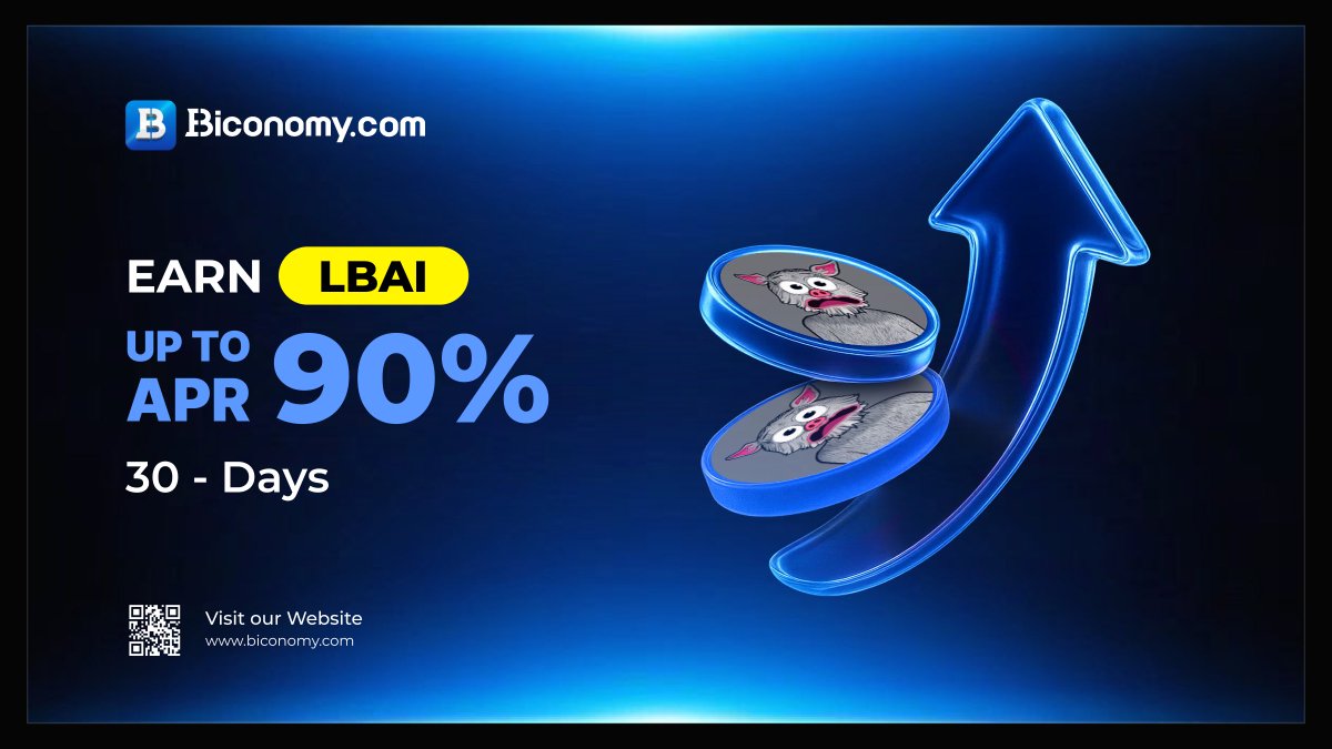 BiconomyCom's tweet photo. ๐ https://t.co/egaqT82qcZ Earn - #LBAI Locked Products: Enjoy Up to 90% APR in Rewards! ๐
https://t.co/egaqT82qcZ Earn is pleased to announce a Locked Products update on @LBAI_Lemmy . Subscribe to #LBAI on https://t.co/egaqT82qcZ Earn Locked Products during the Promotion Period to get up to 90% in APR rewards!๐
๐ฅ Limited-time Earn campaign: Deposit $LBAI and enjoy up to 90% high Earnings ๐ฅ
https://t.co/f0eDBFmO59
Full details๐ https://t.co/5eW7HrWogo
#BiconomyCom #BIT #Crypto #Blockchain #Investing #Stake #Staking #Earning #Cryptocurrency #cryptocurrencies #CryptoStaking