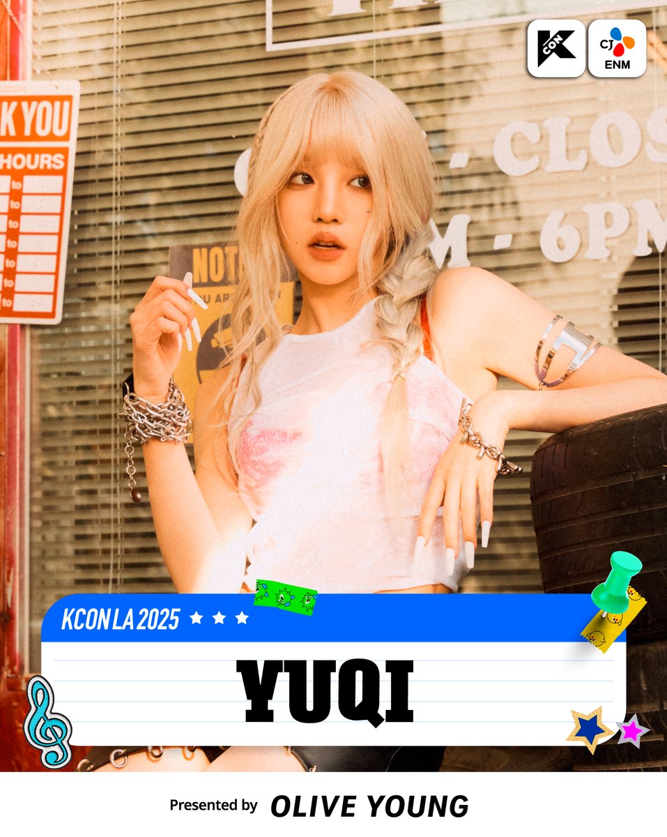 MnetJP_Ch's tweet image. //
💙#KCONLA2025 #MCOUNTDOWN 🎵
8/2-8/4(JST) #MnetSmart+でライブ配信!
\\
ライブ詳細&チケット購入はこちらから👇
mnetjp.com/t/kconla2025sn…
🔖DAY2📅8/3㊐ 出演━━━💙
#YUQI
@official_i_dle
💛━━━━━━━━━━━━
Let's #KCON