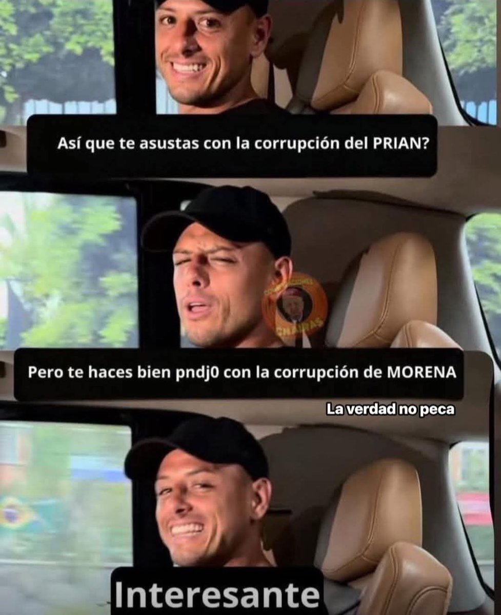 ImpudorPolitico's tweet image. ¿Hay algún miserable chairo pendejo en la sala? 🤔
Éste memazo del Chicharito es para ti 😩
🚨Todo México, disfruten a Javier Hernández 😬