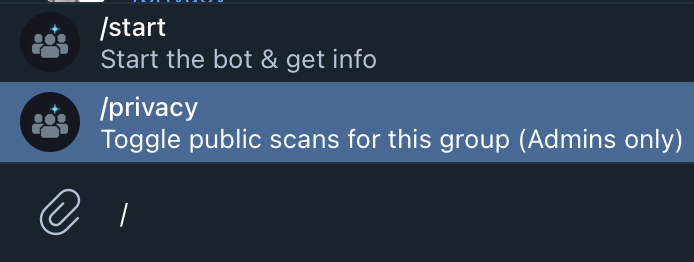 fnfscan's tweet image. the /privacy command is now live.
it allows your group to toggle whether your scans publicly appear in the live-feed.
its good to be scanning publicly and gain reputation
this is for elite groups that want to keep their scans private, and still join the leaderboard