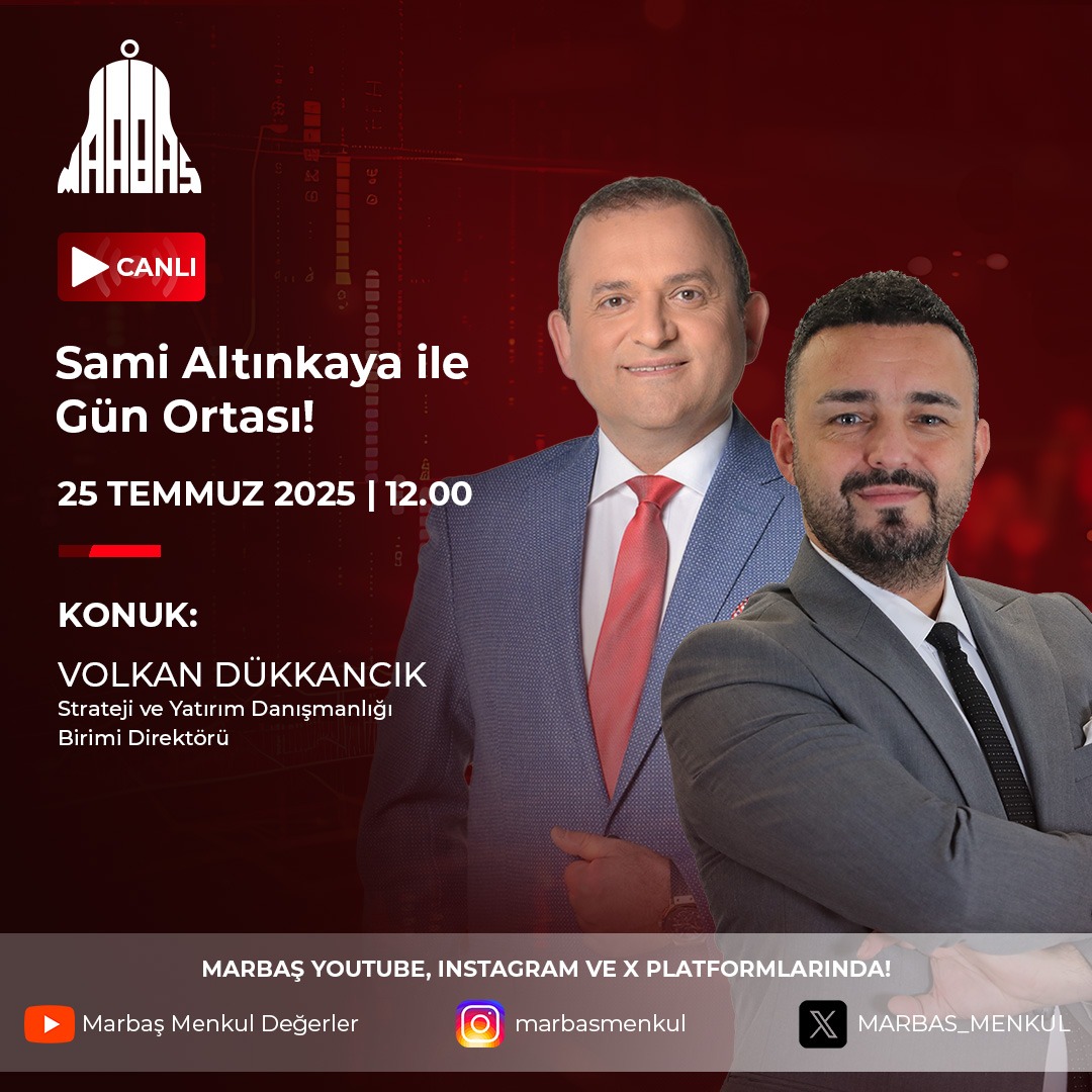 Marbaş Menkul Değerler (@marbas_menkul) on Twitter photo Sami Altınkaya İle Gün Ortası! 🔔
Sami Altınkaya (<a href="/samialtinkaya/">Sami Altınkaya</a>) Moderatörlüğünde Volkan Dükkancık (<a href="/volkandukkancik/">Volkan Dükkancık</a>) ile Canlı Yayınımız Bugün 12:00'da Marbaş Menkul Değerler Youtube Kanalında!
Yayınımıza Ulaşmak İçin Tıklayınız👇 Sami Altınkaya İle Gün Ortası! 🔔
Sami Altınkaya (<a href="/samialtinkaya/">Sami Altınkaya</a>) Moderatörlüğünde Volkan Dükkancık (<a href="/volkandukkancik/">Volkan Dükkancık</a>) ile Canlı Yayınımız Bugün 12:00'da Marbaş Menkul Değerler Youtube Kanalında!
Yayınımıza Ulaşmak İçin Tıklayınız👇