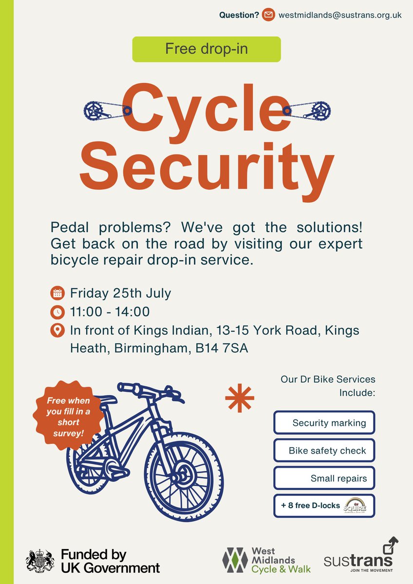 Sustrans West Midlands tweet media