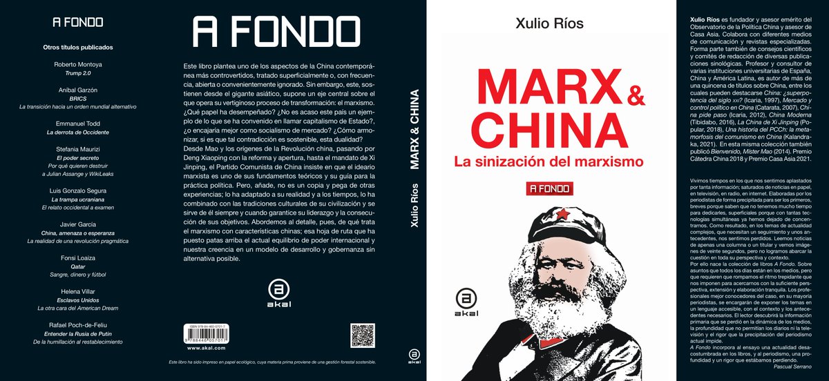 En el semanario uruguayo <a href="/SemanarioBrecha/">Brecha</a> publican un adelanto de "Marx&amp;China. La sinización del marxismo", de la colección A Fondo en <a href="/AkalEditor/">EDICIONES AKAL</a>