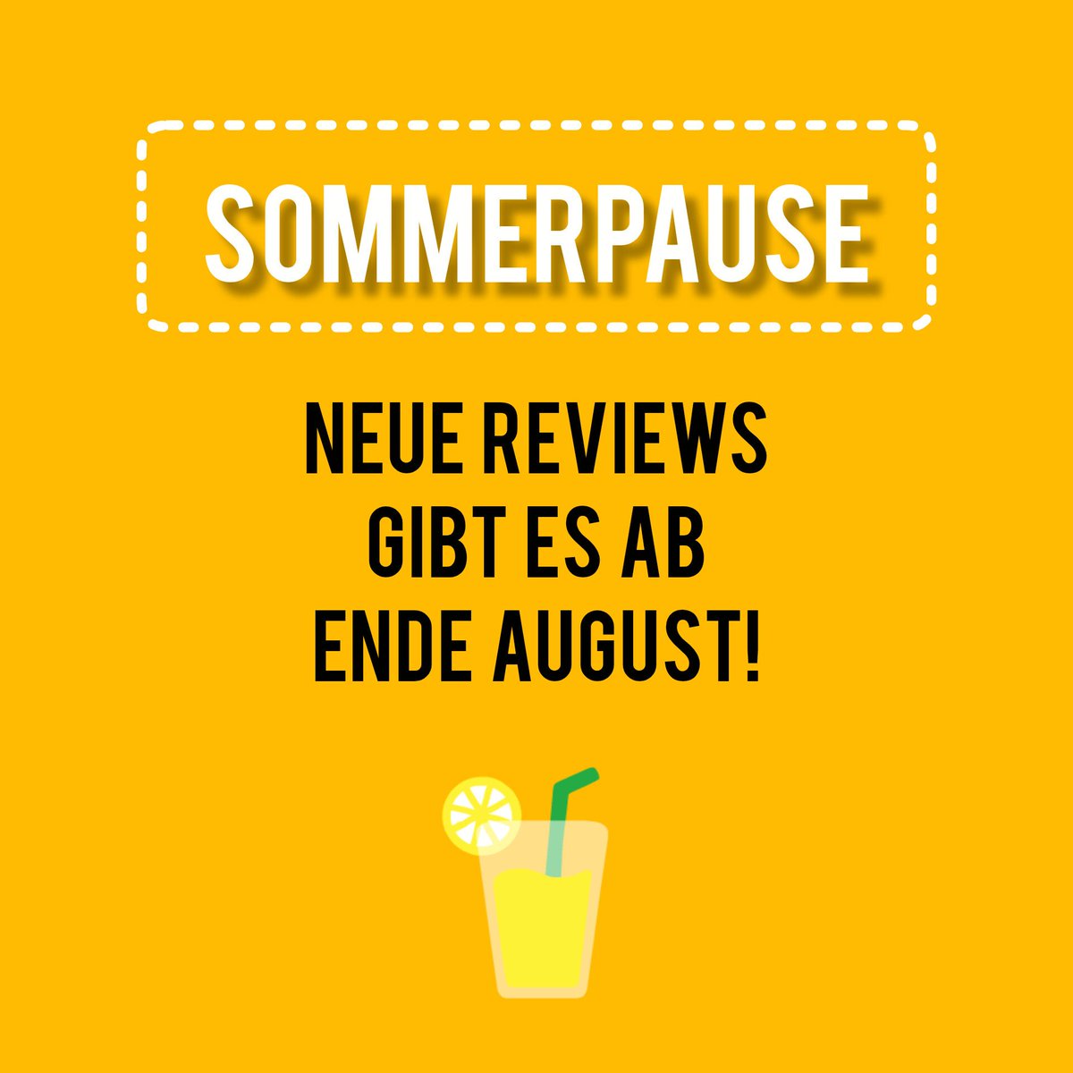 Wir gehen in die Sommerferien! Ende August geht es weiter mit neuen Testberichten und Videos! Habt eine verspielte Zeit! 😎