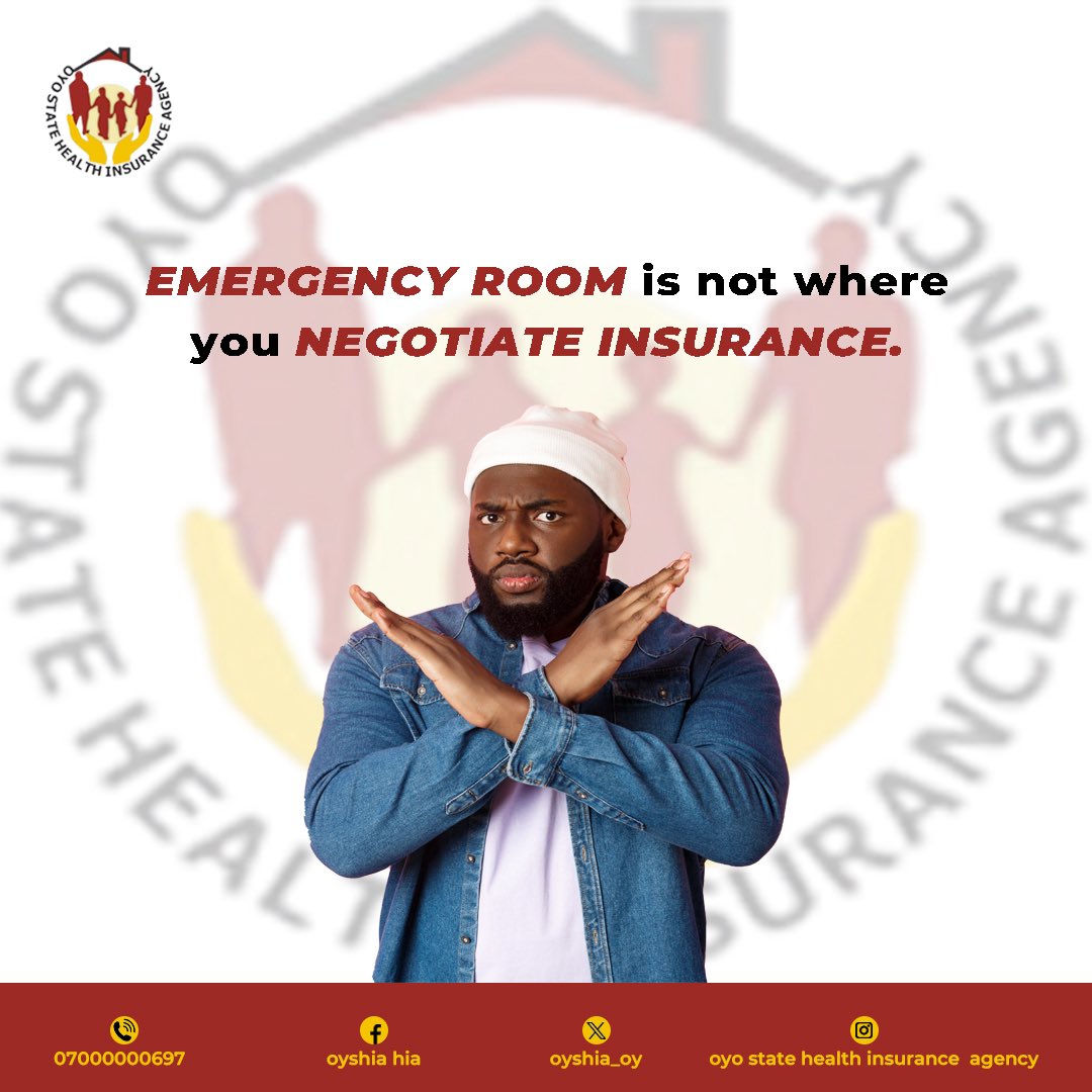 Oyshia_oy's tweet image. When emergencies hit, it’s too late to start asking questions. Those who are insured get treated fast. Covered. Stress-free. 

July is your window. Use it wisely. Send us a DM or call 07000000697. 

#GetInsured
#GetCovered
#OyshiaDeIrorunde
#HealthInsurance
#Oyshia