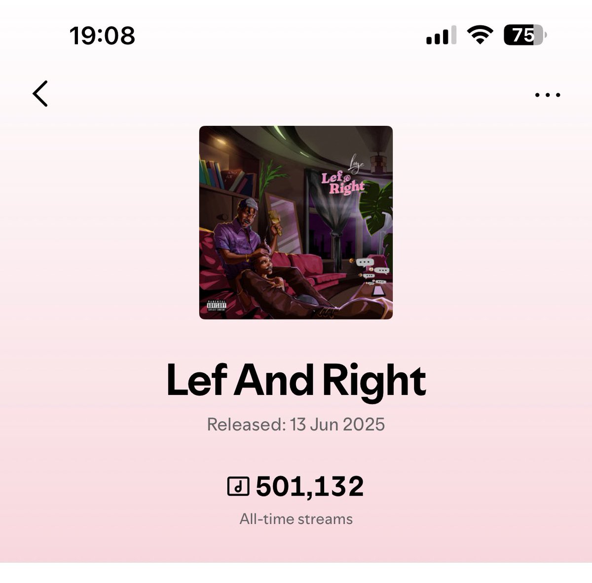 onlyloye's tweet image. 500k on Spotify I’m Grateful,THERES MORE TO COME 💐💜