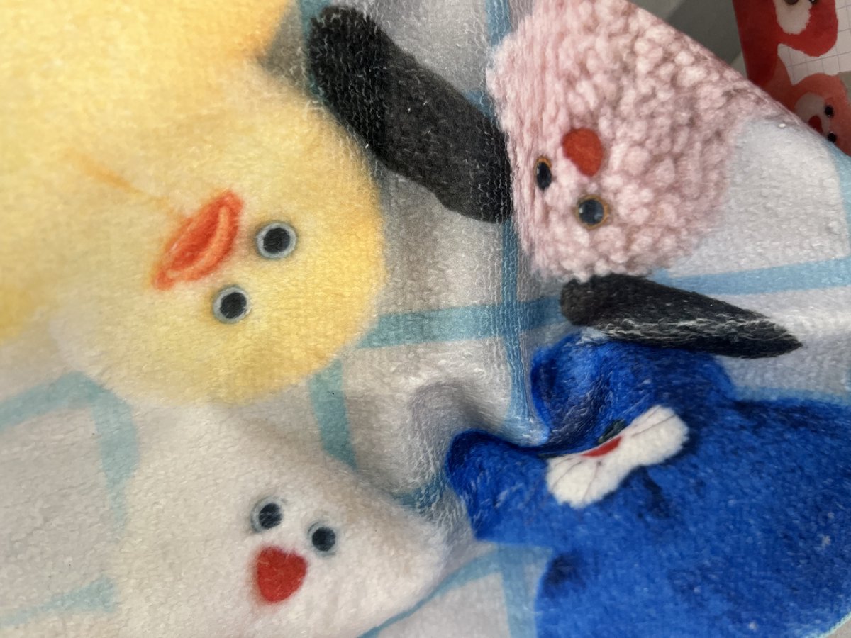 🌷mojojojo ハンカチくじ🌷
入荷いたしました！！！

ふわふわ～な肌触りの良い生地で
オススメ商品です🌻

#mojojojo