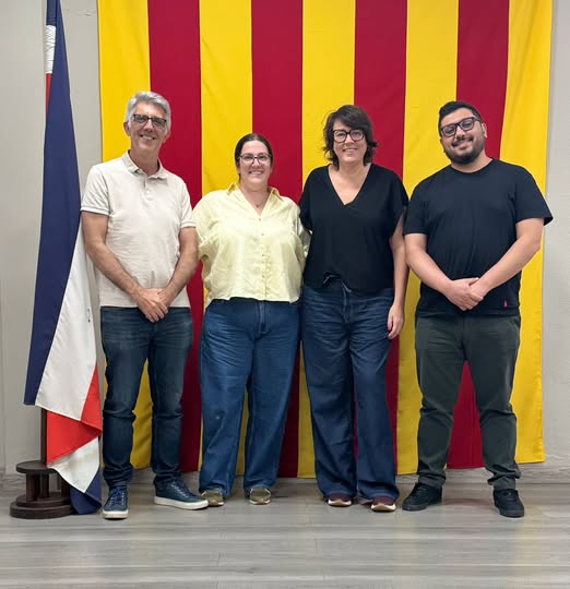 FIEC1's tweet image. El Casal Català de Costa Rica ha rebut les visites de l'eurodiputada Diana Riba (ERC), Presidenta de Delegació per les Relacions amb l’América Central, i de la diputada al Congrés Etna Estrems (ERC) amb qui van parlar de les conseqüències de la llei de memòria democràtica.