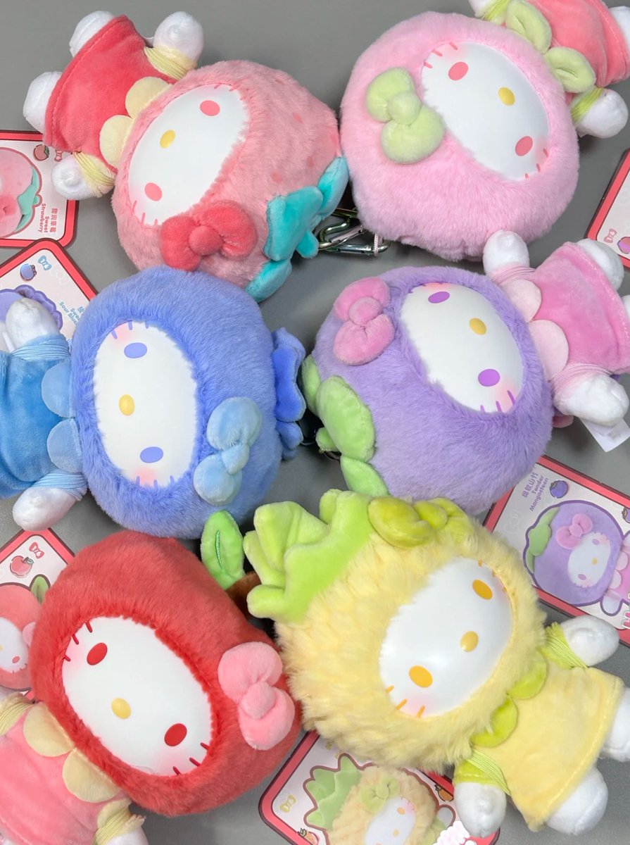 friendlyxstore's tweet image. (พร้อมส่ง) TOPTOY x HELLO KITTY
FRUITY PARADISE น้องเป็นตุ๊กตาพวงกุญแจน้า
🍎จุ่มละ 590.- (มี4จุ่ม ตัวไม่ซ้ำ)
🍎ค่าส่ง ems เหมา 40฿ *สั่งทาง dm ได้เลยนะคะ*