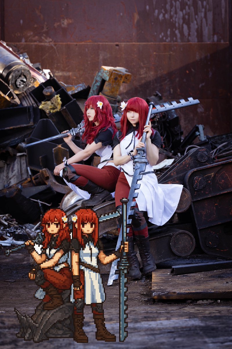 kurumiruk99's tweet image. ※cosplay※
NieR:Automata × pixel art
Devola : @kei_firefly_
Popola : @kurumiruk99
photo : @Escaflowne_No7