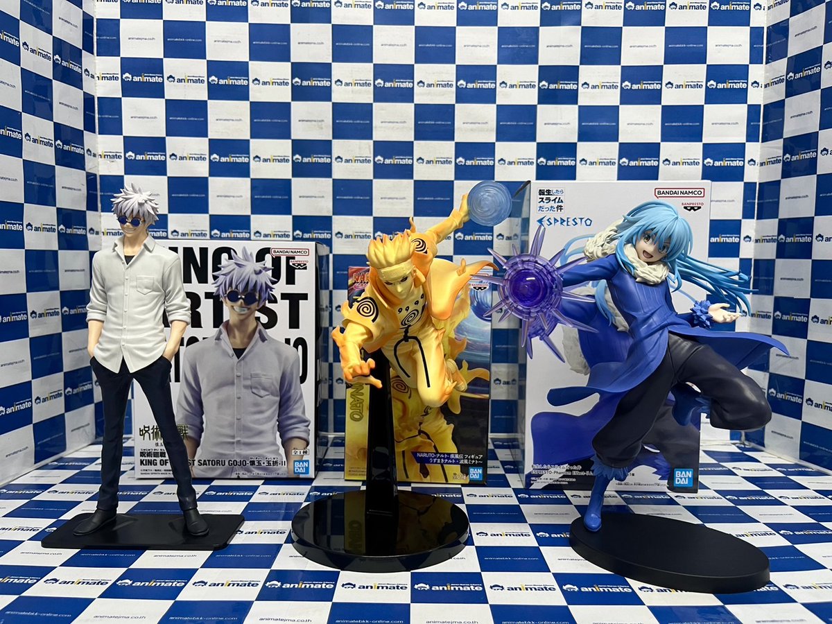 animatejma_bkk's tweet image. สินค้าเข้าใหม่ Banpresto
-Frieren: Beyond Journeys End Espresto Himmel , Frieren
-MY DRESS-UP DARLING Espresto Detailed Elegance Sajuna Inui , Marin Kitagawa
-OSHI NO KO MEMCHO FIGURE POP IN 2 VER.
-Rurudo Espresto Sleepy bunny Sugar
-JUJUTSU KAISEN King of Artist Satoru Gojo…