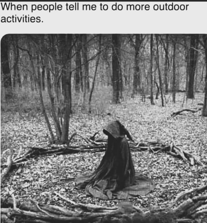 Assaultshadow13's tweet image. Good mourning, spookie baddies!
Is... is this what y'all mean by going outside?
