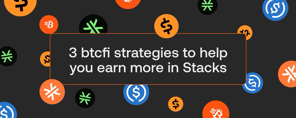 Zest Protocol 🍊 (@zestprotocol) on Twitter photo want to put your sbtc and stacks assets to work?
Zest highlights 3 btcfi strategies to help you earn more in the <a href="/Stacks/">stacks.btc</a> ecosystem.
don’t miss this guide to boosting your returns. 🧵⬇️ want to put your sbtc and stacks assets to work?
Zest highlights 3 btcfi strategies to help you earn more in the <a href="/Stacks/">stacks.btc</a> ecosystem.
don’t miss this guide to boosting your returns. 🧵⬇️