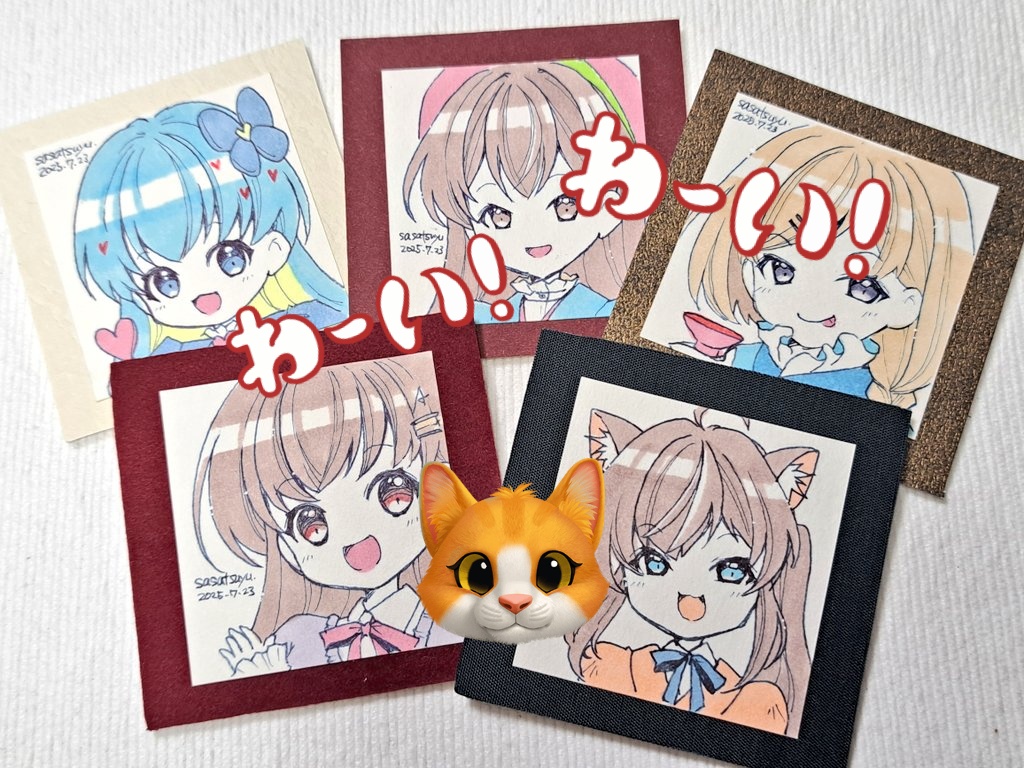 「#ときめぐり展 初日合わせの納品間に合わないかと思ってたけどなんとか描けました…」|ささつゆ🦊5/5【COMITIA144】H28b📚5/6【A40】参加のイラスト