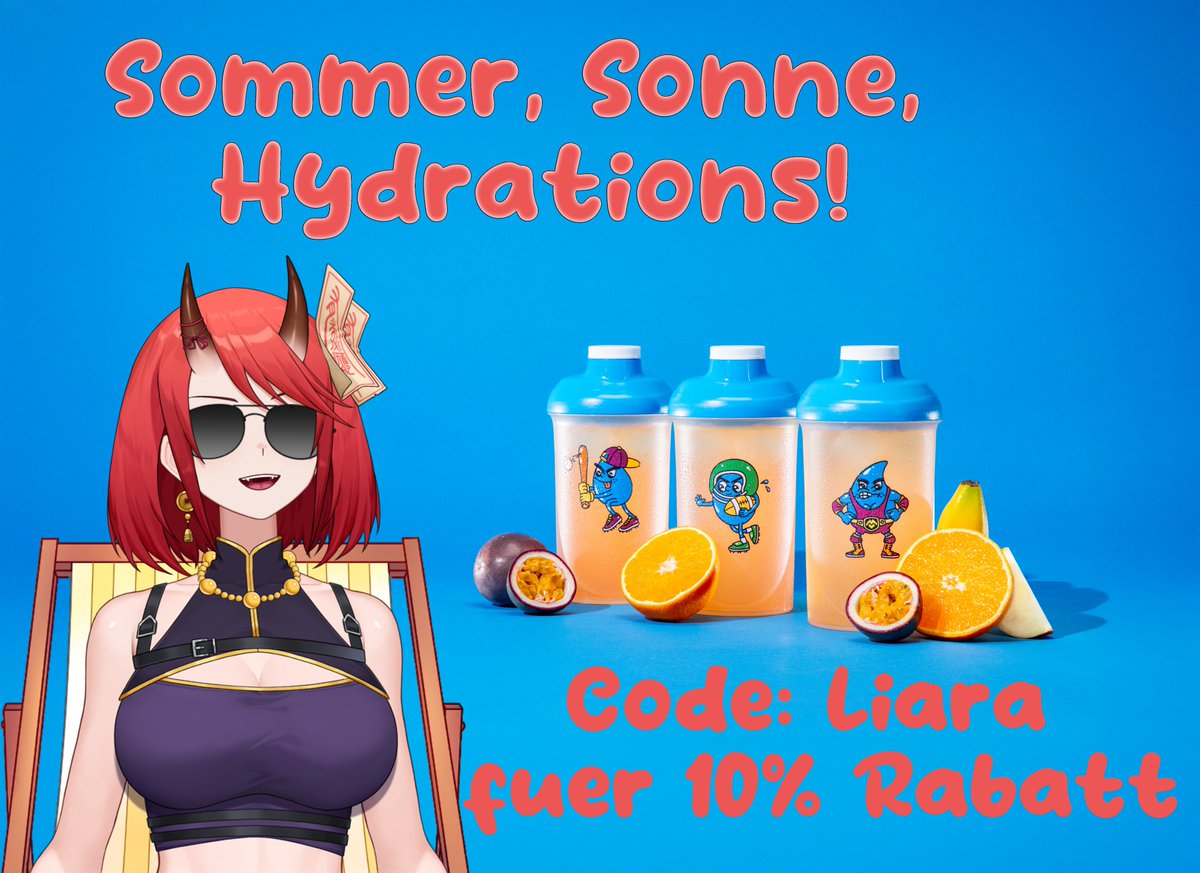 Auch wenn das Wetter grad keine sommerlichen Vibes hat: TRINKEN IST WICHTIG!
Daher hat Holy gekocht und 3 neue Hydrations rausgebracht! Orange, Passionsfrucht und Multivitamin! 
Und mit dem Code Liara könnt ihr sogar noch 10% sparen und nice Goodies gibts auch! #werbung