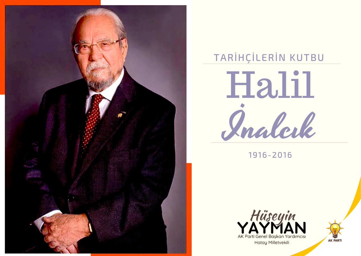 Eserleriyle tarihe ışık tutan, “Tarihçilerin Kutbu” Prof. Dr. Halil İnalcık’ı vefatının 9. yılında rahmet, minnet ve saygıyla anıyoruz.

İnalcık Hoca; sadece bir tarihçi değil, bu toprakların hafızasını kayda geçiren, medeniyetimizin anlam haritasını çizen büyük bir mütefekkirdi.