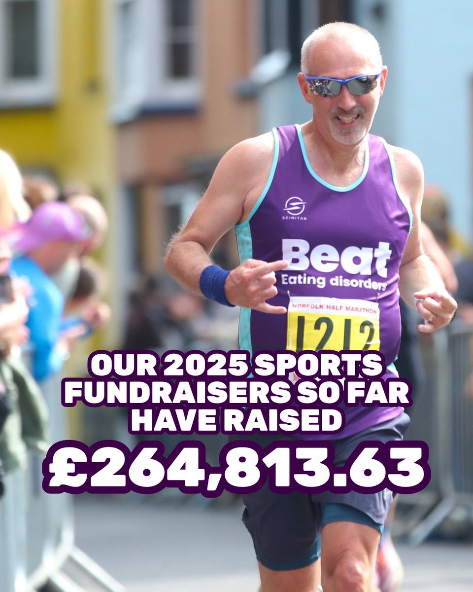 beatED's tweet image. Thank you to everyone this year who has taken on a fundraising challenge so far - whether it&apos;s a run, cycle or swim, we are so grateful to everyone who has conquered a challenge to spread awareness for eating disorders and help us help those who need us, with your fundraising 💜
