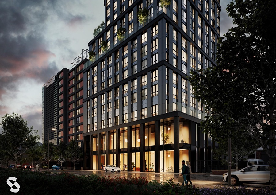 joe_yer99's tweet image. Looks like the build has kicked off for this bad boy down the clyde. (Student digs)