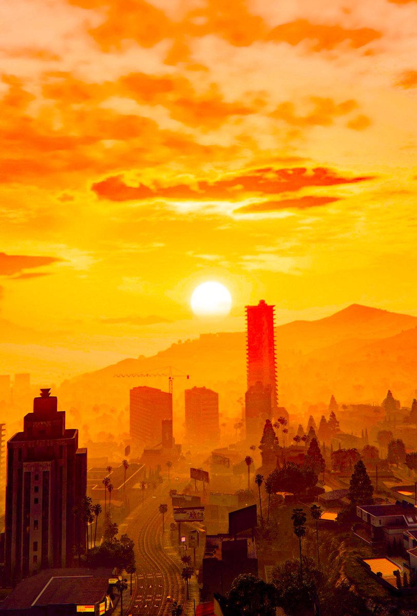Blazing sunset
#GTA5 
#GTAOnline 
#B1GMATIC 
#SnapArtCrew 
<a href="/RockstarGames/">Rockstar Games</a>
