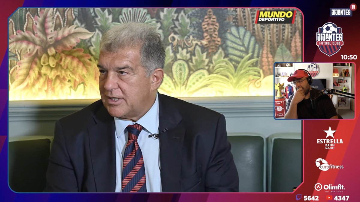 JijantesFC's tweet image. 📺 DIRECTO @JijantesFC
🗣️ Joan Laporta detalla las obras del Spotify Camp Nou: "Estaban previstas 300 incidencias entre la primera y segunda graderia, aparecieron casi 2.000. Pueden pasar mil cosas y somos comprensivos para cobrar penalizaciones".
🔗 twitch.tv/gerardromero