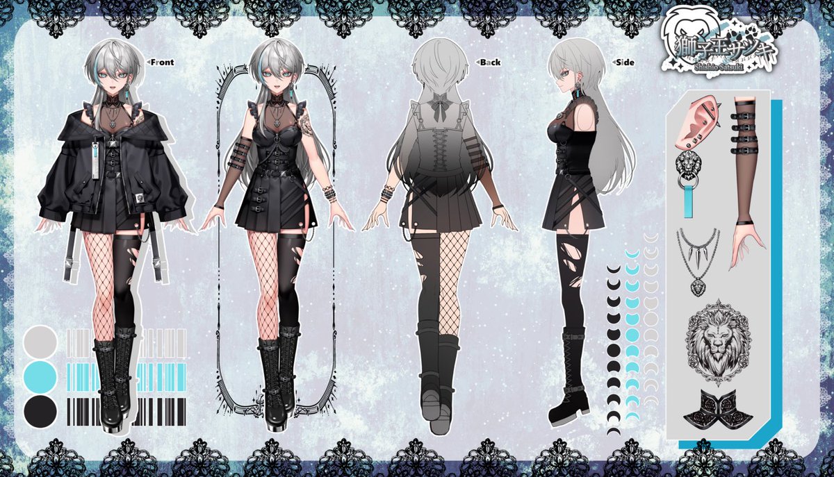 satsuki440's tweet image. 私の三面図を見せたい

 #VTuberの三面図が見たい