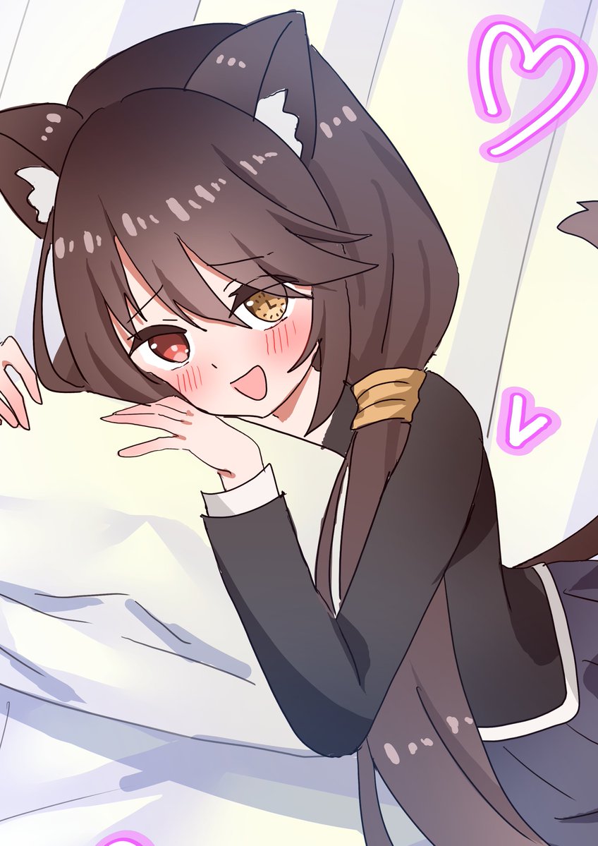 riluly's tweet image. 添い寝🐱
#時崎狂三 #DateALive #illustration #デート・ア・ライブ