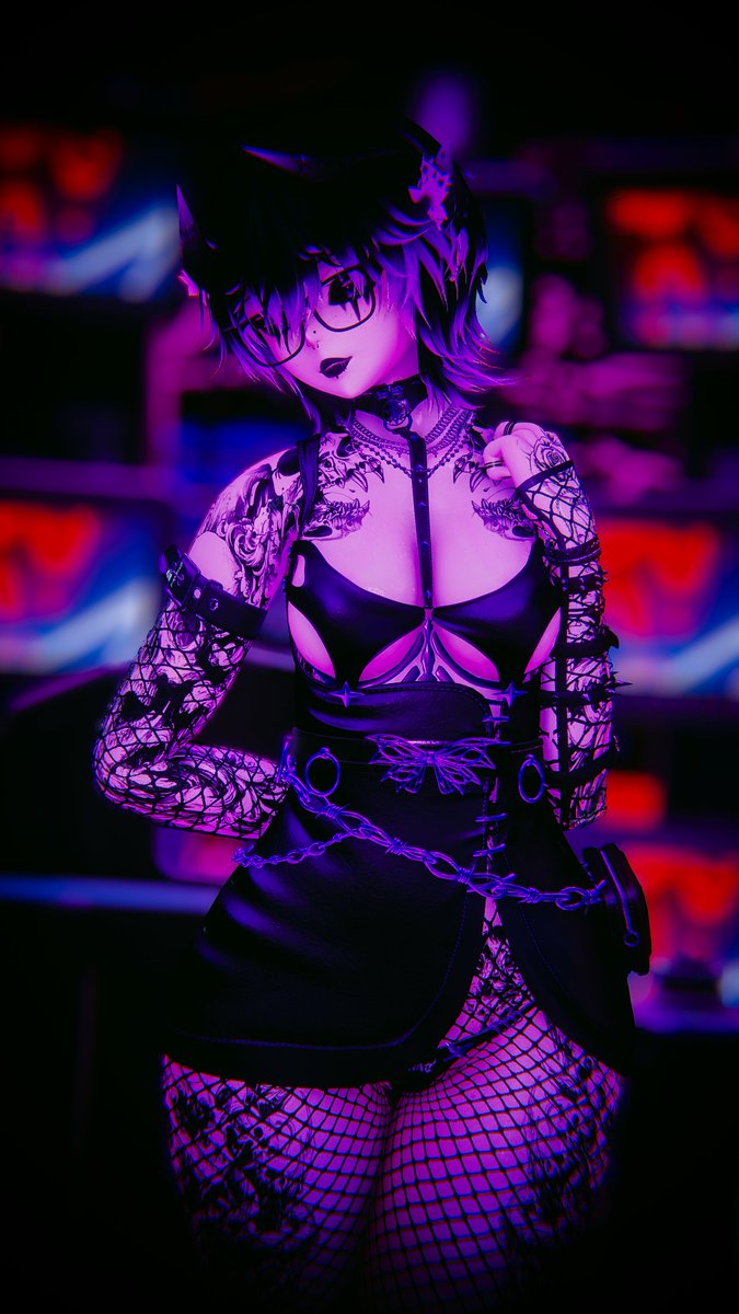 raki_vr's tweet image. 💜Think I need a little dark and danger~💜