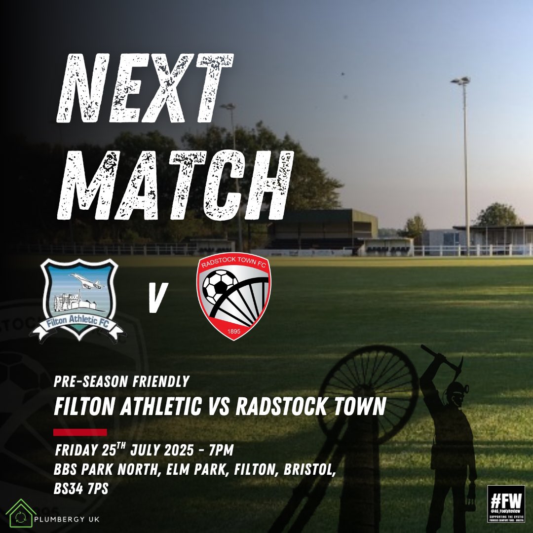 Our final pre-season friendly is upon us this evening as we complete our preparations for the new season with a trip to <a href="/FiltonAthletic/">Filton Athletic FC</a>!

#UTM 🔴⚫️

<a href="/swsportsnews/">South West Sports News</a>