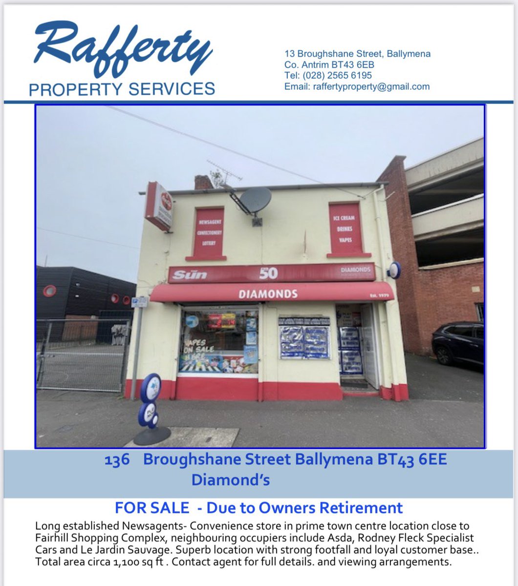 EDiamond136's tweet image. I have asked two estate agents to sell my business and premises for me. The reason being the proprietors are both long term friends of mine. 💎