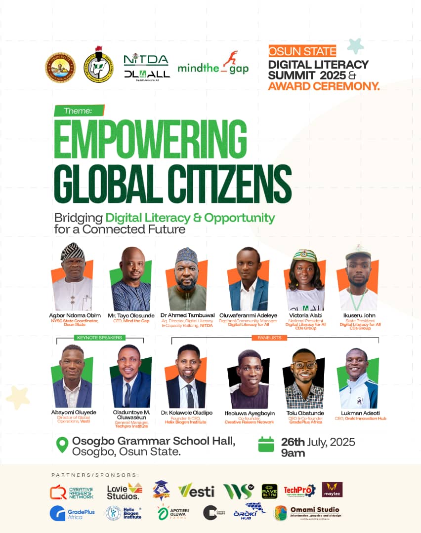 chidayomi's tweet photo. @Dl4allcdsosun will be hosting one of the BIGGEST TECH EVENT tomorrow in OSOGBO 🔥.

See you there ✌🏻.

Can you spot me?😁

#diaryofanosuncorper 
#digitalcreative https://t.co/UDp8BicA8t
