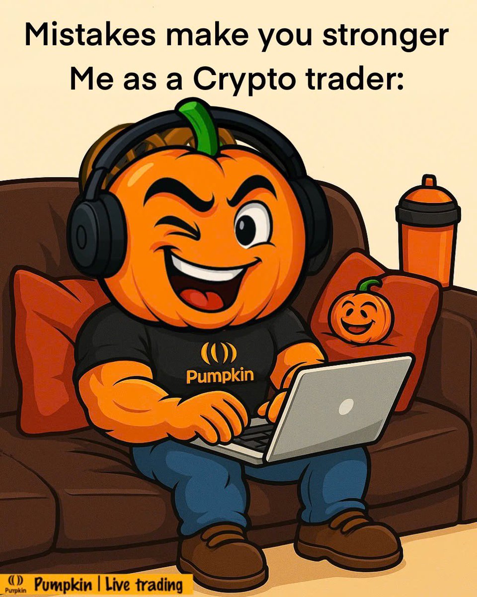Every mistake is a rep.
Every loss builds discipline.
That’s how traders grow.
Stay strong, stay sharp. 

Trade live with Pumpkin 🎃: pumpkin.xyz