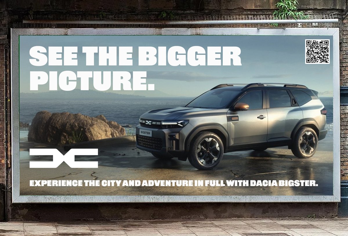 Entry 4 - Create posters to promote #TheBigster, the latest and biggest SUV from
@DaciaUK
<a href="/OneMinuteBriefs/">One Minute Briefs ⏱️</a>
dacia.co.uk/hybrid-and-ele…