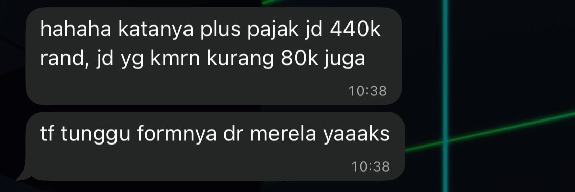 Keringetan padel fix udah naek 10% 😩
Katanya angpao nikahan juga kena pajak ya?