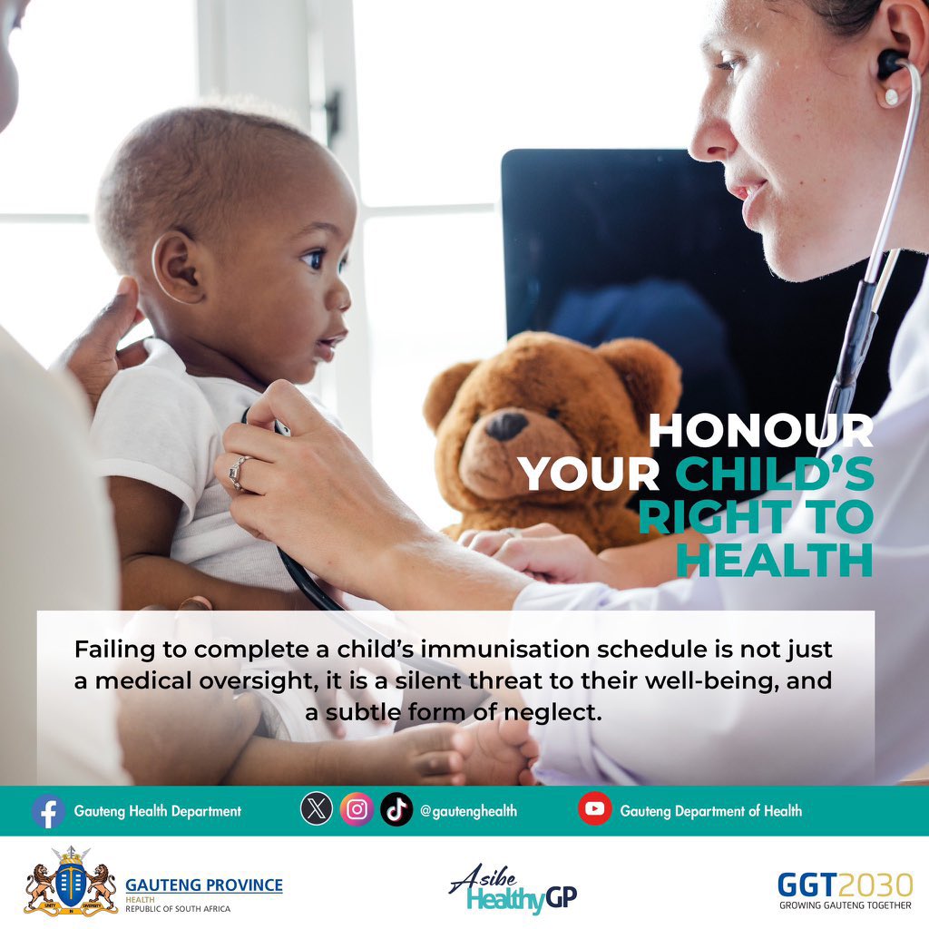 Protecting children from vaccine-preventable diseases is part of upholding their right to health, life, and dignity. #VaccinesSaveLives #Immunisation