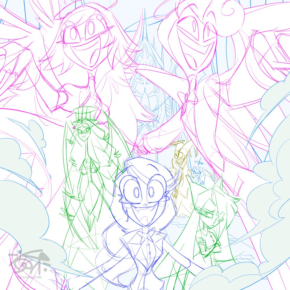 WIP rough drawing🪽