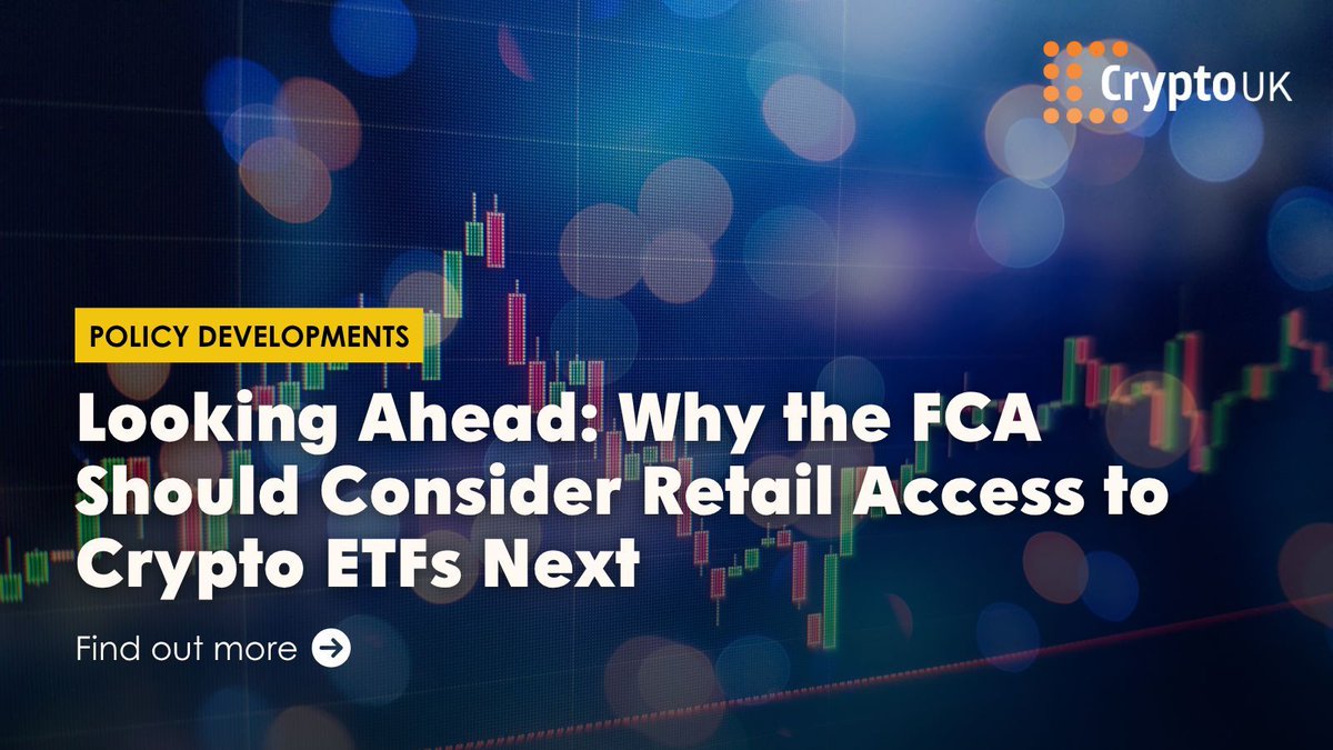 CryptoUKAssoc's tweet image. In our response to the FCA’s consultation, CryptoUK welcomed the proposal to lift the ban on retail access to cryptoasset exchange traded notes (cETNs). But we also believe it’s time to start the conversation about retail access to crypto ETFs.
Spot Bitcoin ETFs approved in the…