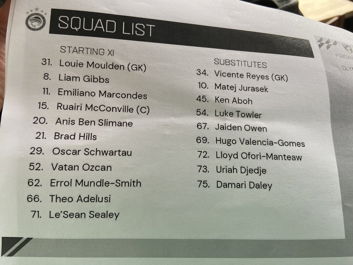 paddyjdavitt's tweet image. 📋 #NCFC team sheet