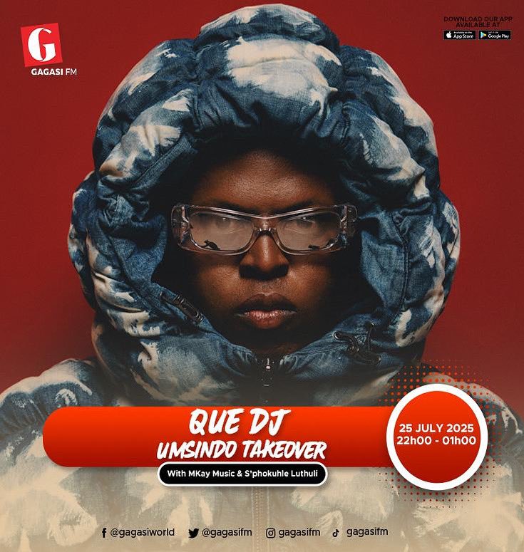 realQueDj's tweet image. It’s the finale of my Umsindo Takeover July Residency on @gagasifm and the only to close it on a high is with a special @emagogogweni mix.
Make sure you get your tickets and I’ll see you later.
Happy Emagogogweni Day 🤝🏿
quicket.co.za/events/320359-…