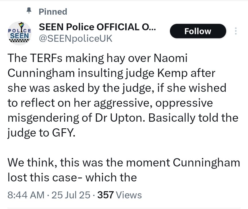 canthelpmenow7's tweet image. He waffles on a bit more, but thinking that NC insulted the judge goes to show how stupid he is.
The judge was merely passing on a comment from JR in which she suggested that NC would possibly like to reflect. So the judge asked her
And we all know what she said ππ