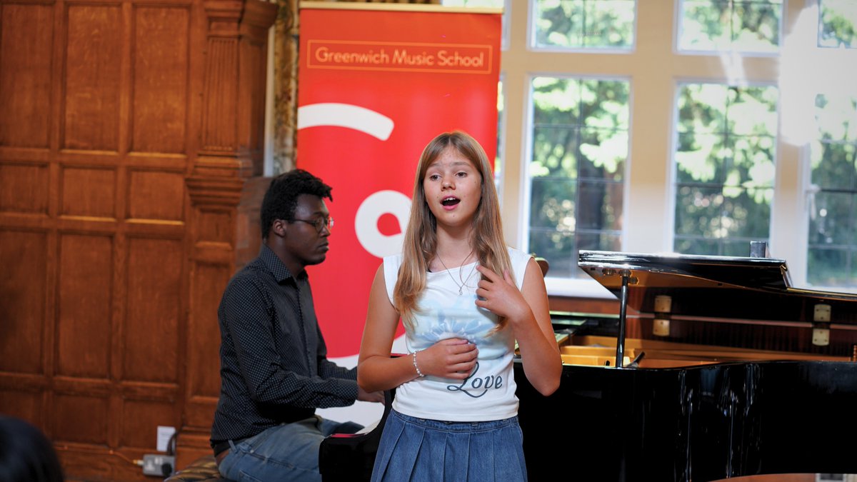 Students at Greenwich Music School get performances opportunities every single term - we even provide an accompanist! 
(Shout-out to the fantastic Michael Rose who is accompanying here!)