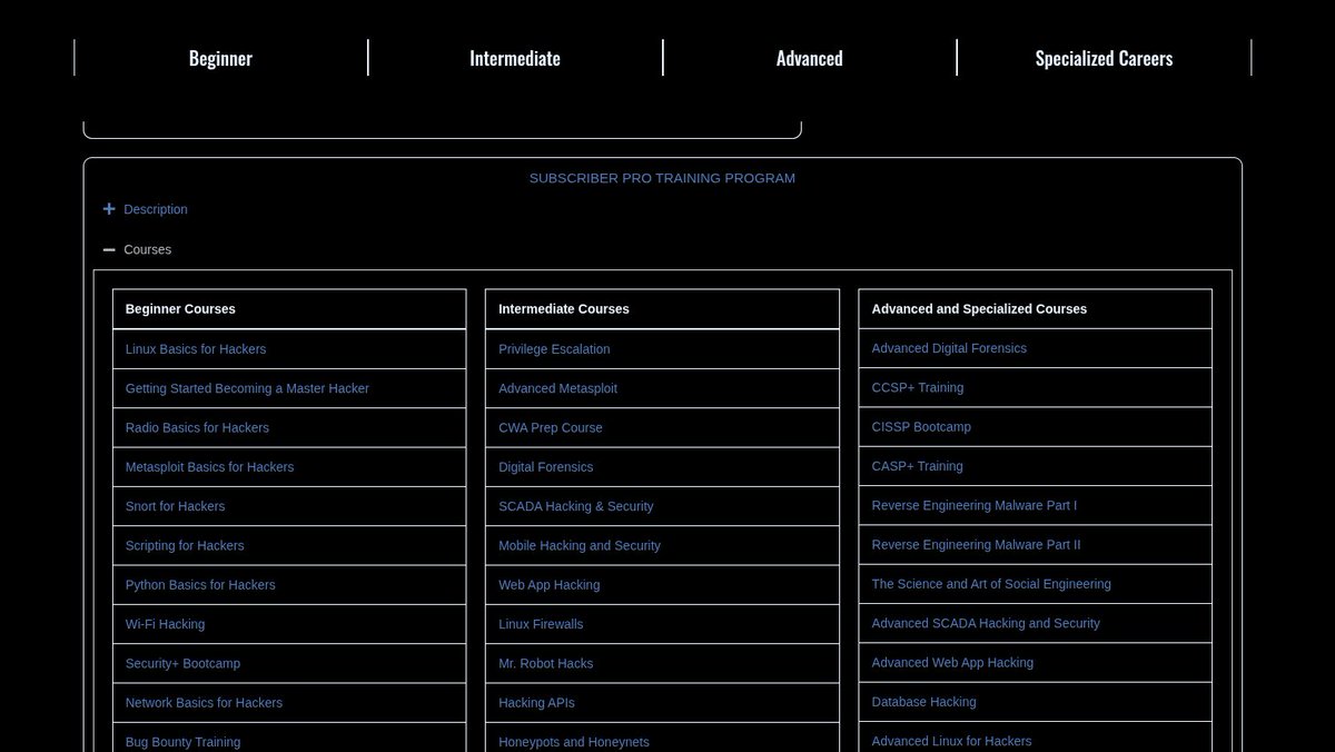 _aircorridor's tweet image. Overwhelmed by cybersecurity training options?
Our new guide maps your exact path from beginner to specialist. Whether you're starting fresh or advancing your career, we show you which skills to build and when to build them.
hackers-arise.com/training-level…
@three_cube