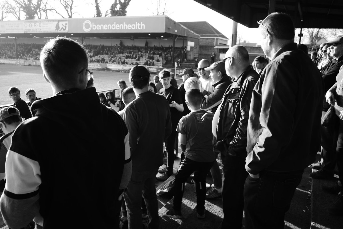 Yorktone's tweet image. Terrace life. 
Bootham Crescent.
York.
#photography 
#ycfc