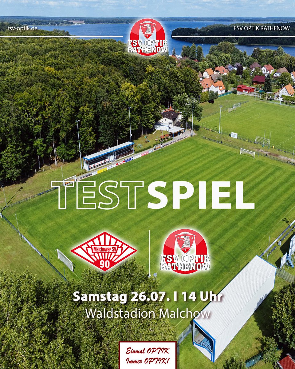 FSV Optik Rathenow (@fsvoptik) on Twitter photo Letztes #Testspiel vor Liga-Start! Im beschaulichen #Mecklenburg beim <a href="/MalchowerSV/">Malchower SV 90</a> freuen wir uns auf den letzten Test bevor nächste Woche der #Liga-Alltag beginnt. Wir freuen uns drauf! Letztes #Testspiel vor Liga-Start! Im beschaulichen #Mecklenburg beim <a href="/MalchowerSV/">Malchower SV 90</a> freuen wir uns auf den letzten Test bevor nächste Woche der #Liga-Alltag beginnt. Wir freuen uns drauf!
