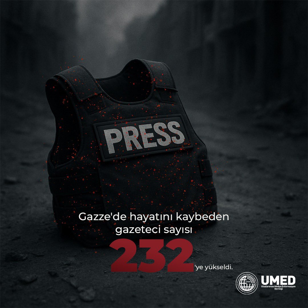 İşgalci İsrail'in Gazze'de Katlettiği Gazeteci Sayısı 232'ye Ulaştı!

Gazze'de gerçekleri dünyaya duyurmaya çalışan 232 gazeteci, Siyonist İsrail'in saldırıları sonucu hayatını kaybetti. Bu saldırılar, sadece basın özgürlüğüne değil, insanlığın vicdanına da yapılmış alçakça bir