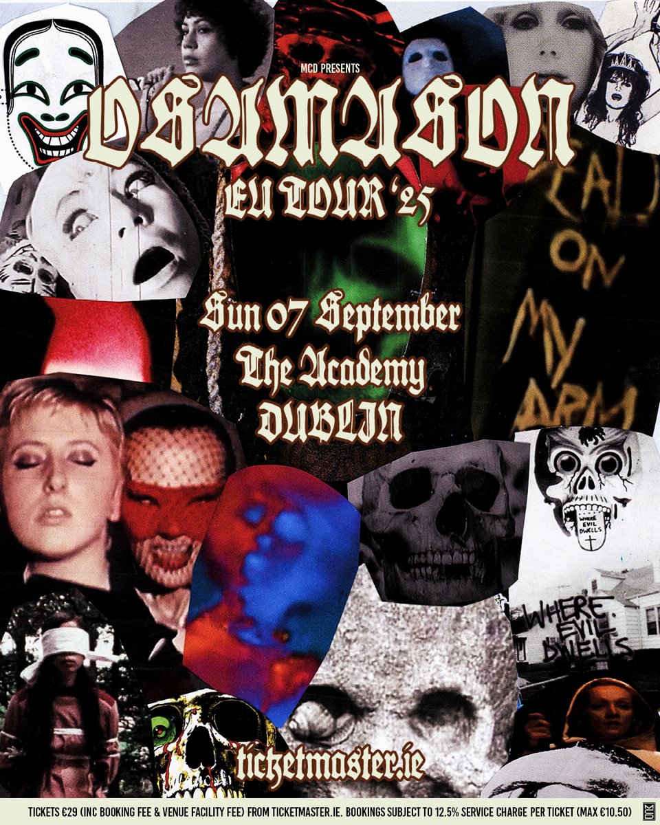 mcd_productions's tweet image. 𝑶𝑵 𝑺𝑨𝑳𝑬 𝑵𝑶𝑾 🚨 Breakout UK rapper OSAMASON is bringing his high-energy live show to The Academy, Dublin as part of his EU TOUR on Sunday 7th September 2025!
🎟 bit.ly/Osamason-TM