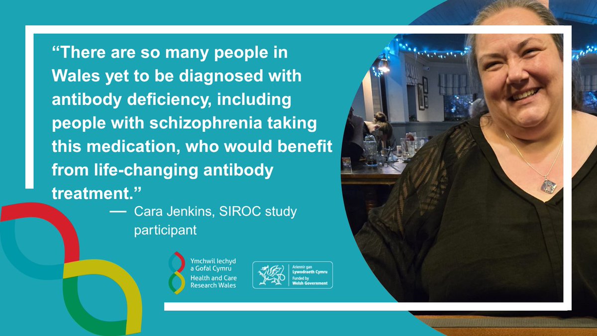 ResearchWales's tweet image. This #SchizophreniaAwarenessDay we’re sharing a study which established a link between antibody deficiency and clozapine, a common and very effective schizophrenia medication healthandcareresearchwales.org/about/news/sch… @SAILDatabank