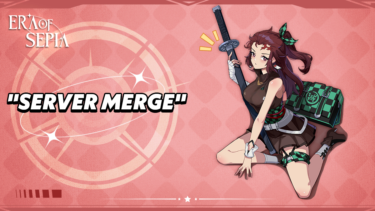Era_of_sepia's tweet photo. Server Merge Notice
To optimize the gaming experience, we will be merging servers soon. Name adjustments, account cleanups, and ranking updates will follow.
Merge Rules:
1. Duplicate Name Handling
After the merge, duplicate player names will be differentiated by adding a suffix. Players from the primary server will retain their original names, while others will be renamed in the format: PlayerName_1, PlayerName_2, and so on. The same rule applies to guild names.
2. Account Deletion Criteria
Accounts meeting all the following conditions will be deleted during the merge:
Player level < 80, Offline for over 30 days, Total top-up amount < $1
If a deleted account holds the guild leader role, leadership will be transferred to a deputy leader. If all guild members meet the deletion criteria, the guild will be disbanded. If you want to keep your account, please log in to the game before updating.
3. Post-Merge Display Rules
After the merge, the login screen will display your previously logged-in server. Viewing other players and rankings will continue to show their original server IDs.
Merge Time: Time: 2025/07/31 01:00:00 to 04:00:00 (UTC-7)
Merge List:
[Group 1]
Main: NA8
Merging: NA11, 14, 17, 21, 32
[Group 2]
Main: NA35
Merging: NA40, 45, 49, 66, 89
*The actual server merging situation may change according to the final results. And those server which are not included will be merged in future