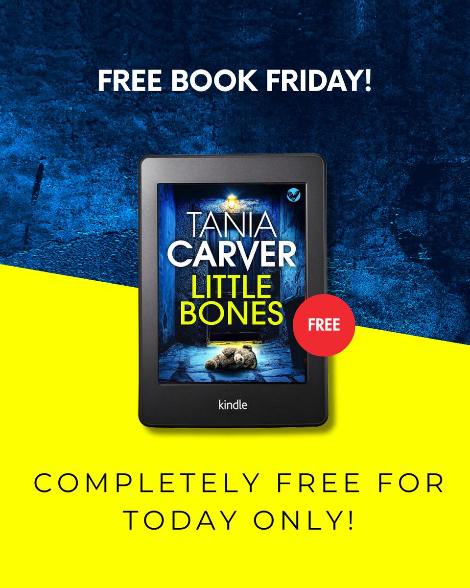 JoffeBooks's tweet image. Who’s ready for a free book? 🎉 It’s HAPPY FREE BOOK FRIDAY!
Today, we’re thrilled to offer you Little Bones by Tania Carver —absolutely FREE! 😍 But hurry, this offer is for today only!
📚 Grab your copy now: geni.us/little-bones-f…
#FreeBookFriday #ebook #Kindle #Freebie